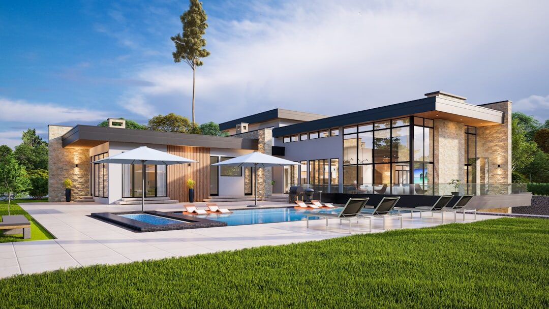 luxury villa exterior