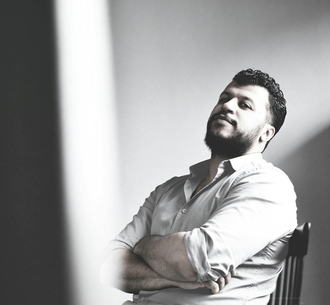 Professional portrait of a Swiss man architecture editor